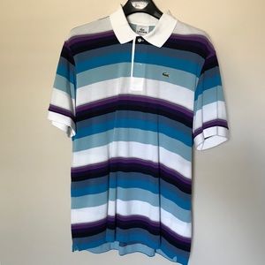 Lacoste Striped Polo Shirt